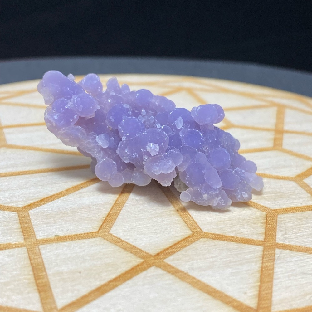 Raw Indonesian Grape Agate with Quartz